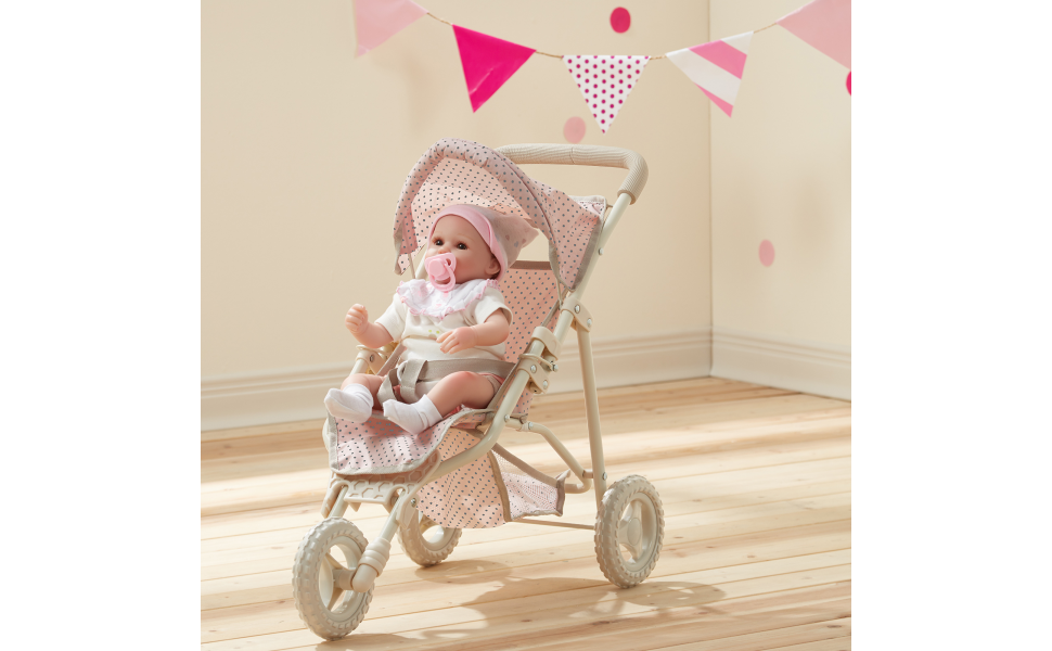 Pink Doll Jog Stroller