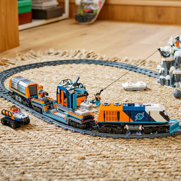 LEGO City Explorers' Arctic Polar Express Train Set Toy 60470