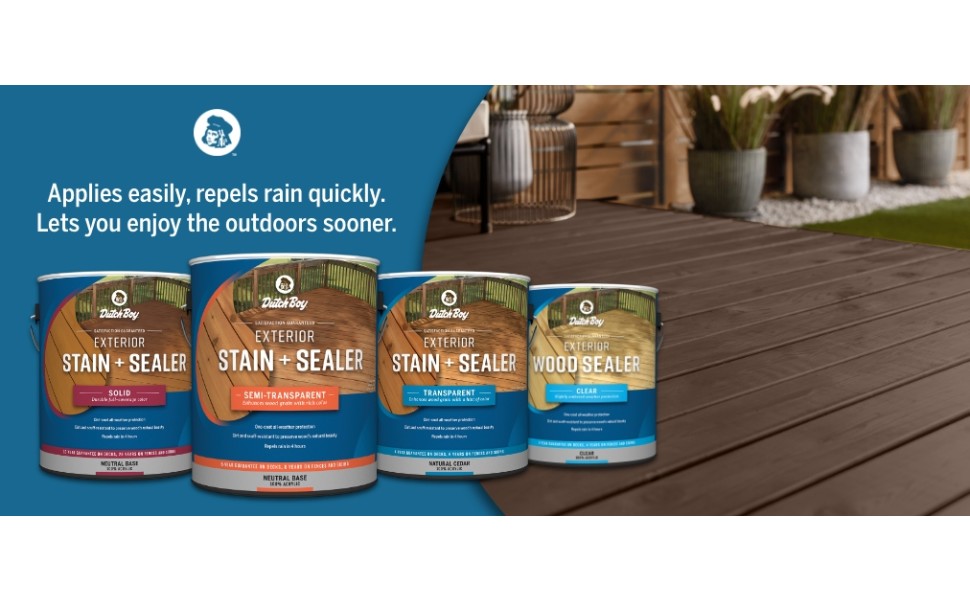 Dutch Boy® Acorn Brown Solid Exterior Stain + Sealer 5 gal. at Menards®