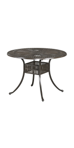 Grenada 42" Outdoor Dining Table