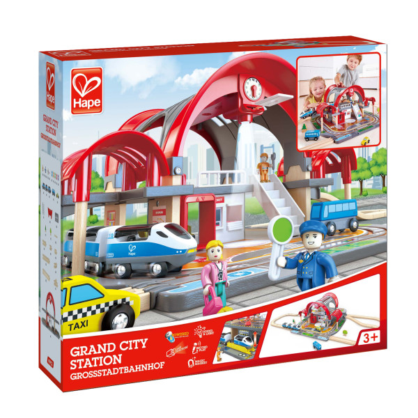thumbnail image 2 of Record Listen & Light Railway Station By Hape - The Learning Lab 2 of 13