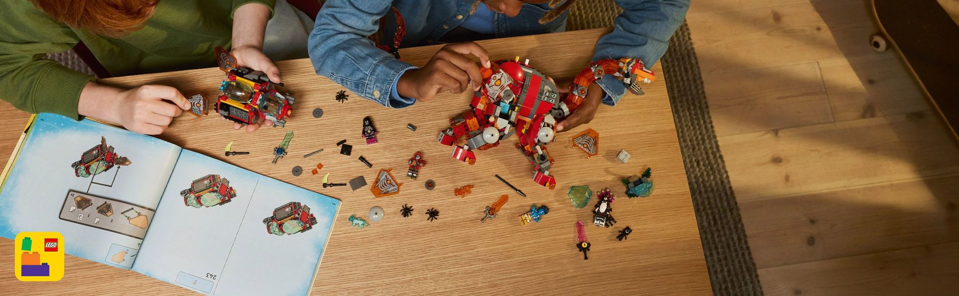 Builders can zoom in, rotate sets in 3D and track their progress using the fun, intuitive LEGO Builder app.
