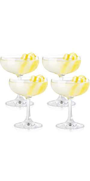True Martini Glasses Stemmed, Martini Manhattan Barware Glass 12 oz, Set of  4 