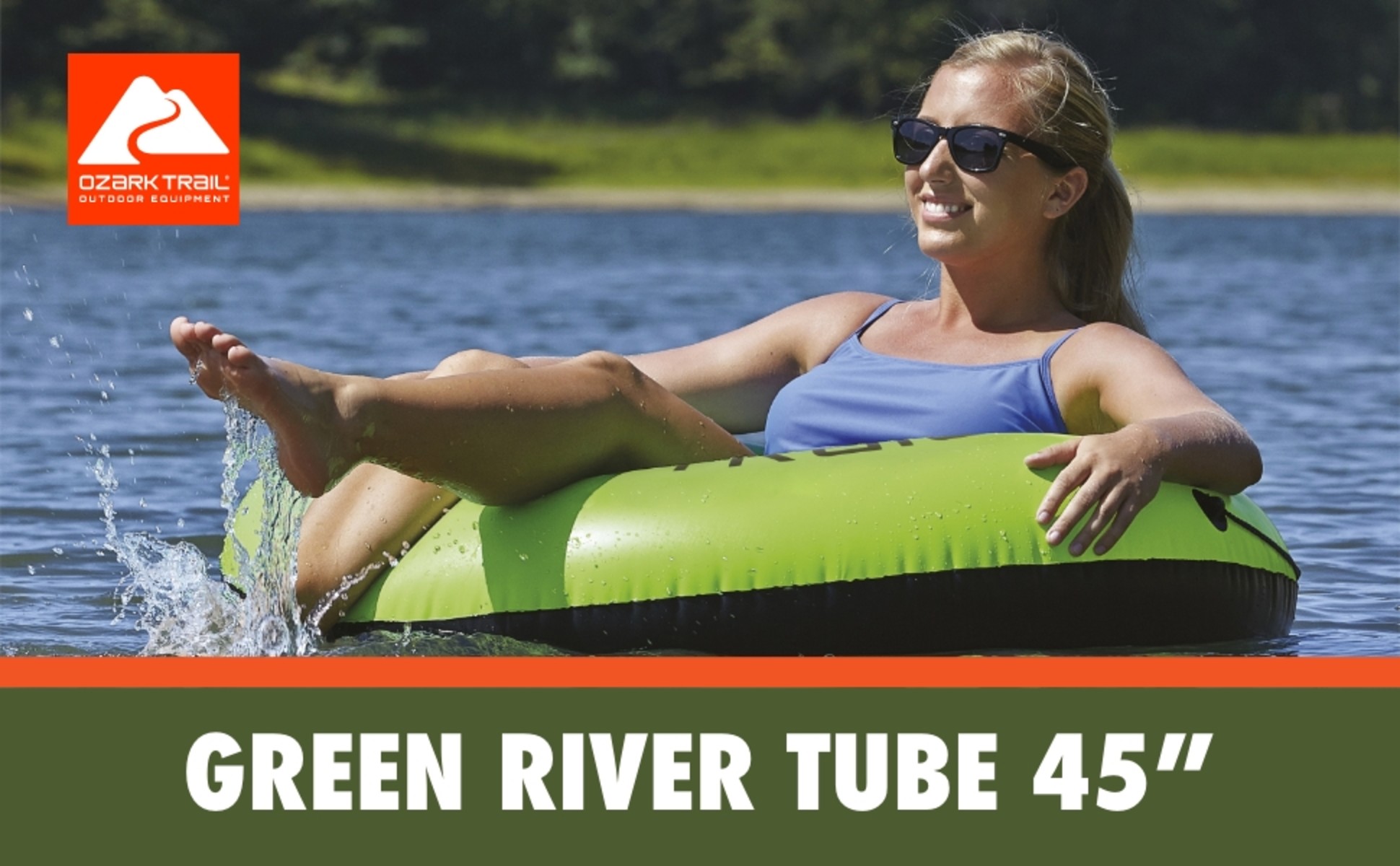 Ozark Trail 45 Green River Tube Float, Adult Unisex 