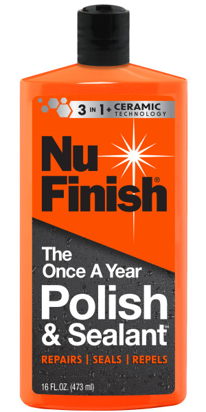 Nu Finish Once a Year Polish and Sealant, 16 fl oz Bottle