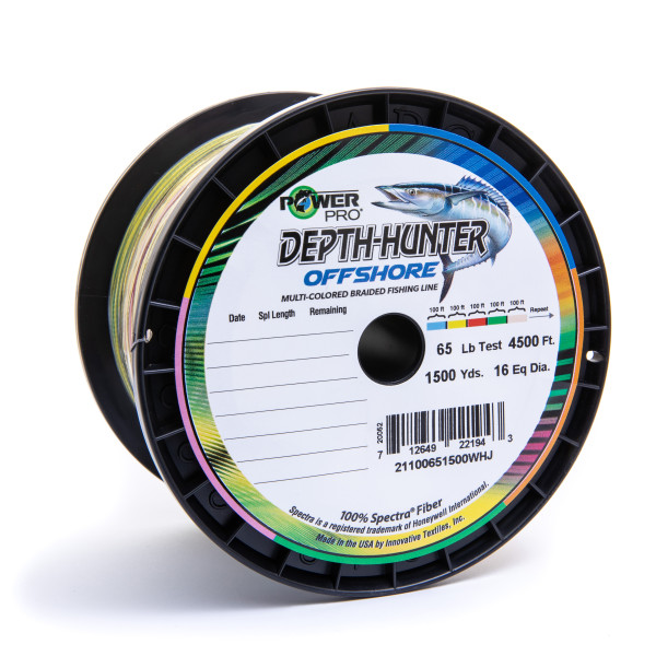 Power Pro Depth-Hunter 21100100167J Braided Fishing Line