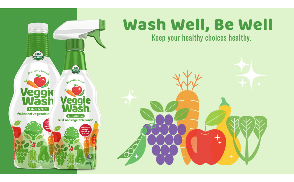 Veggie Wash® All Natural Fruit & Vegetable Wash, 16 fl oz - Kroger
