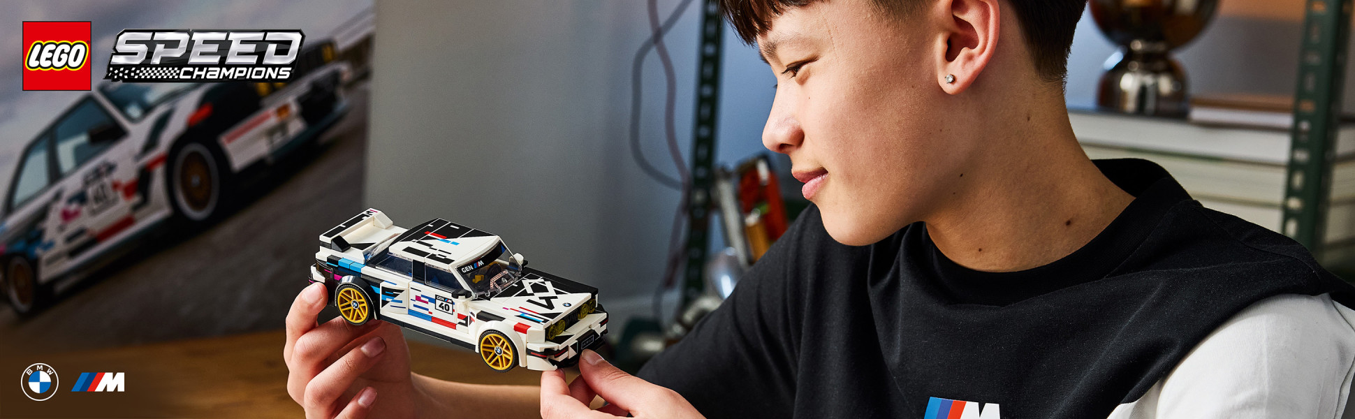 Celebrate the 40th anniversary of the BMW M3 (E30) with this LEGO Speed Champions replica with a special edition livery.