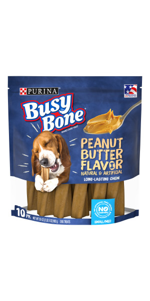 Busy Bone Beggin Twist d Bacon Flavor Dog Treats