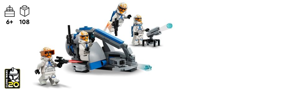 LEGO Star Wars 332nd Ahsoka's Clone Trooper Battle Pack - 75359
