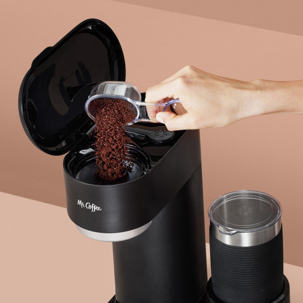 Mr。Coffee Cafe Latteメーカー(未使用品) Mr. Coffee 4-in-1 Single-Serve Coffee Maker for Latte, Iced, Hot