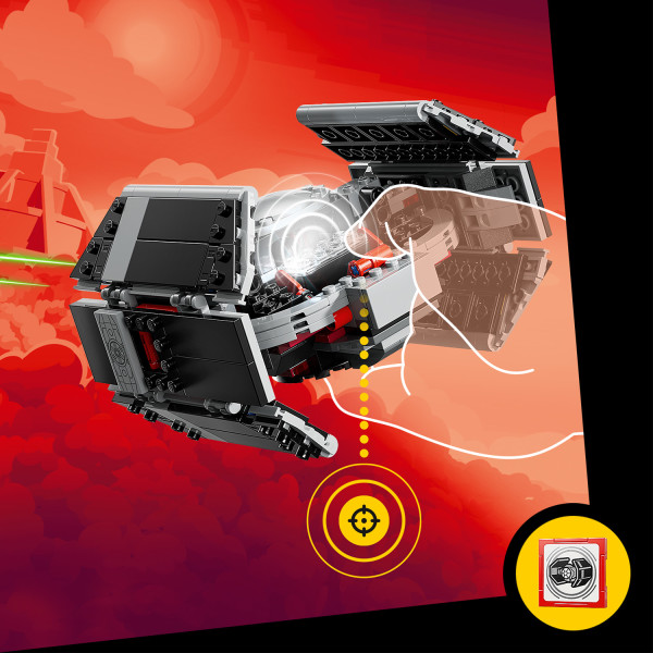 Trigger laser-shooting sounds.
