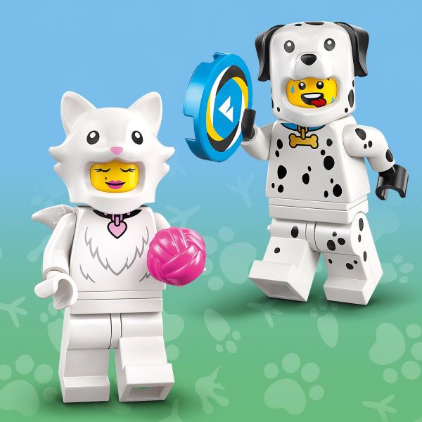 Cat Suit Fan and Dalmatian Suit Fan.