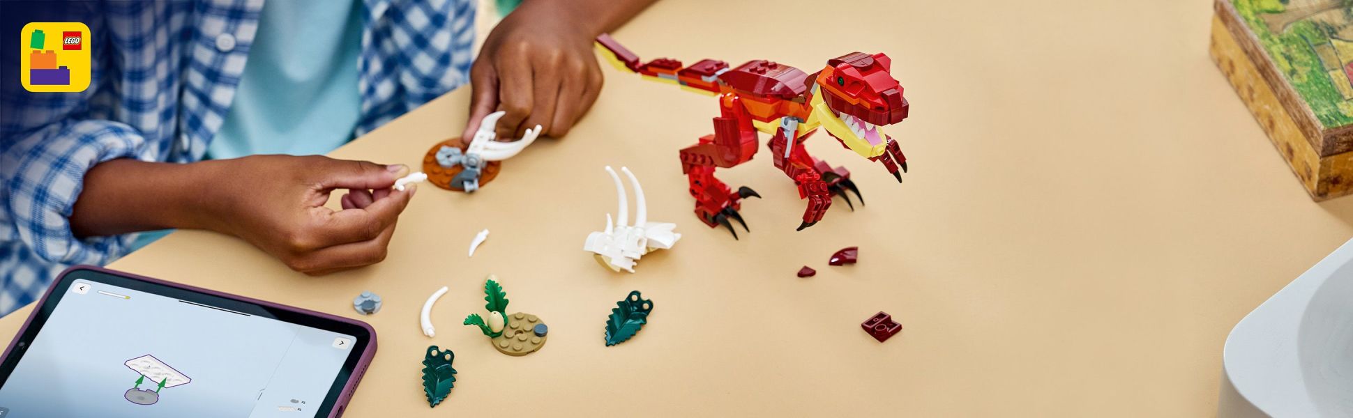 Includes interactive 3D building instructions