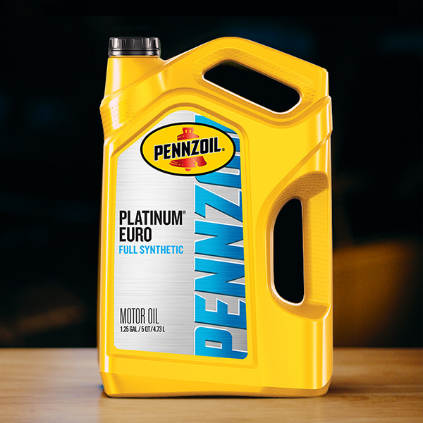 Pennzoil Platinum Euro Full Synthetic 5W-40 Motor Oil, 1 Quart