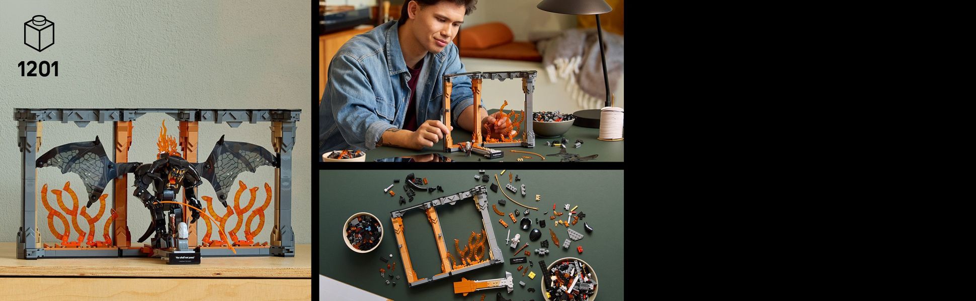 Craft a detailed book nook that opens to depict Gandalf’s epic showdown with the Balrog on the Bridge of Khazad-dûm.