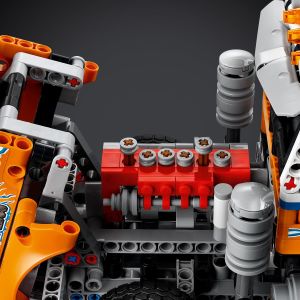 LEGO Technic Heavy-Duty Tow Truck 42128 with Crane Toy Model
