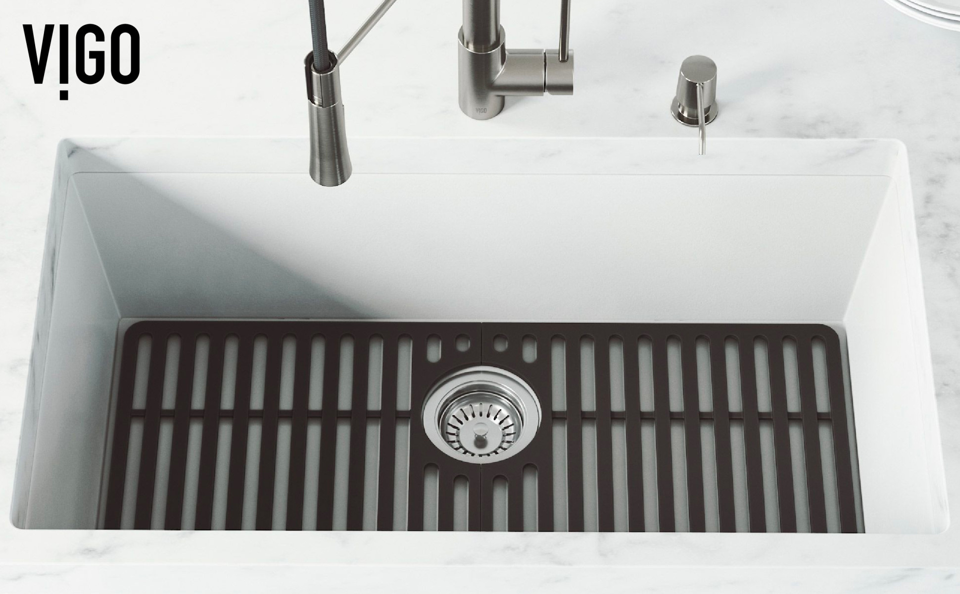 KOHLER Undertone 27-7/16 in. x 13-7/16 in. Single Bowl Kitchen Sink Bowl Rack in Stainless Steel