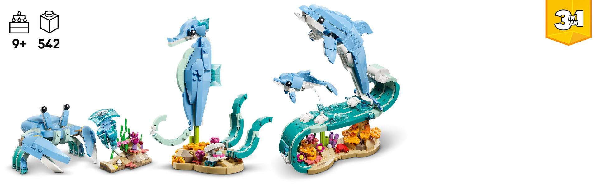 Girls and boys with a passion for animals can enjoy a rewarding build before playing fun stories with these 3 different sets.