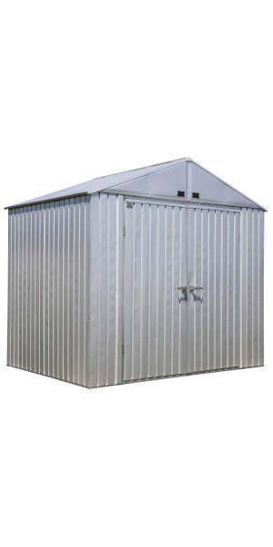 Arrow Elite Steel Storage Shed, 8x6, Galvalume