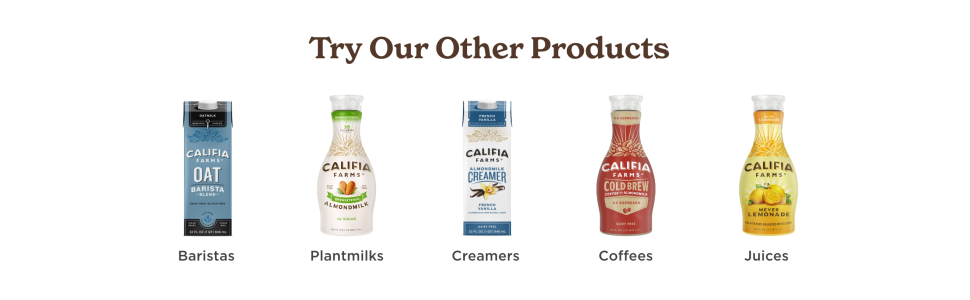 Califia Farms Iced Café Mixers, Vanilla Sweet Crème