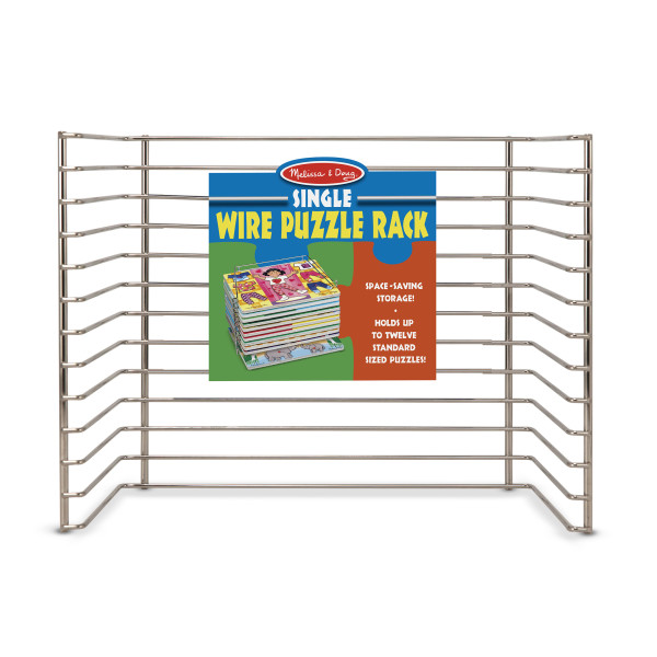 Melissa and doug deluxe wire store puzzle rack