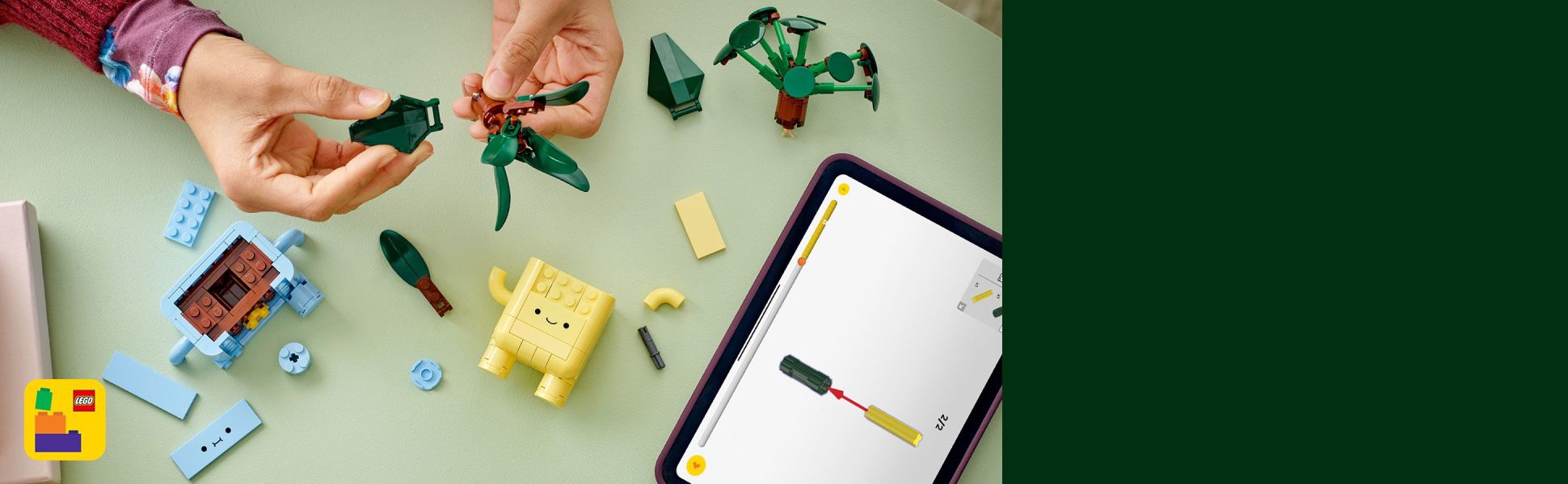 The joyful plants make a fun creative project for kids, who can enjoy building them solo or with friends and family.