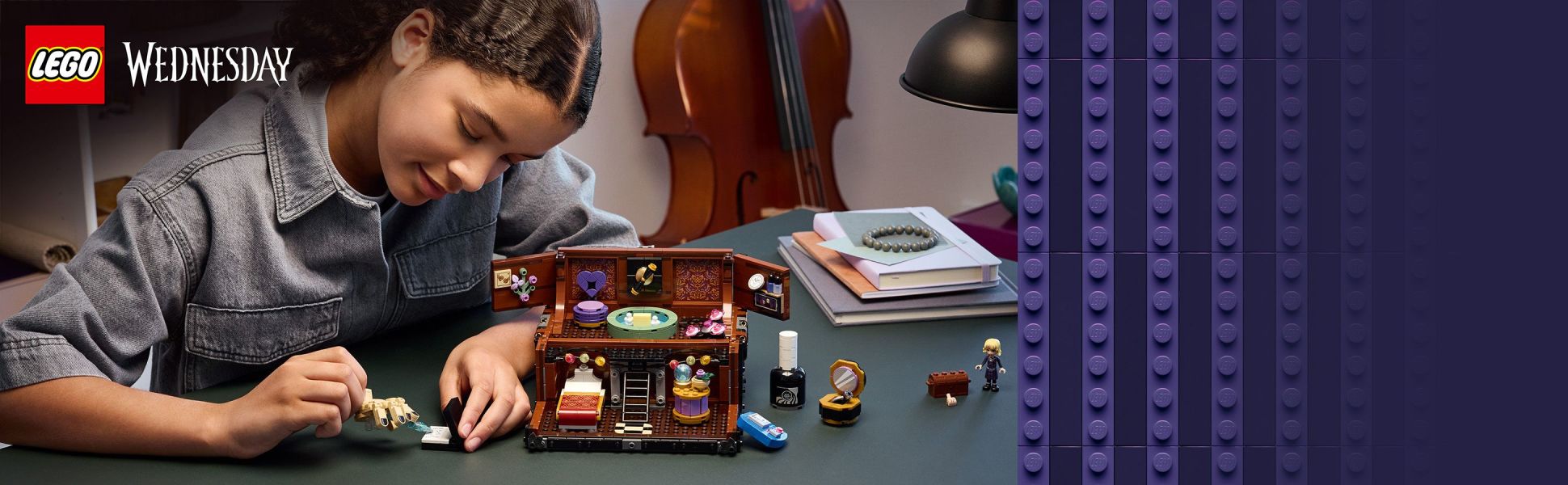 LEGO, Building Toy, 76785, Wednesday Thing‚Äôs Apartment Trunk