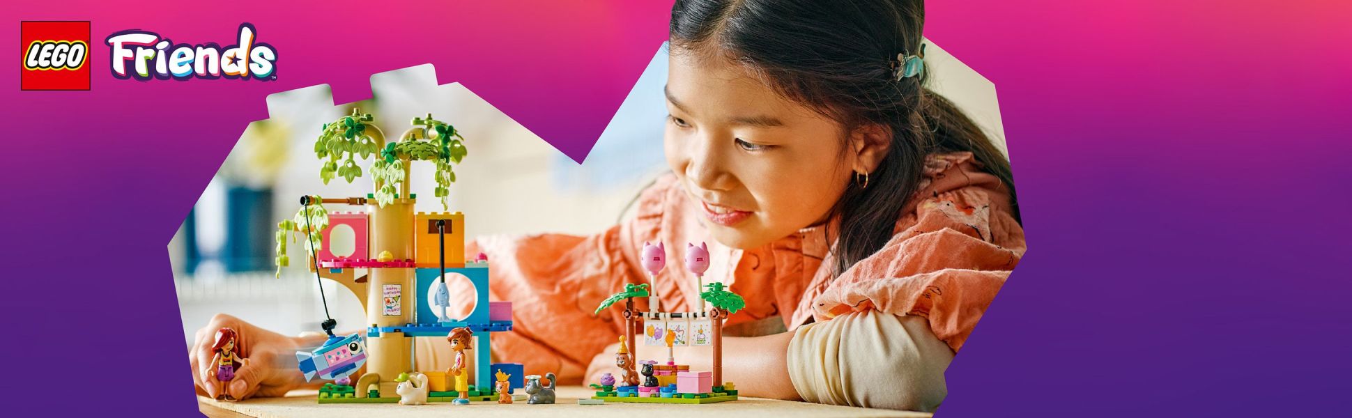 Give little cat lovers a fun treat as they assemble Churro the cat’s birthday party then create adventures for the characters.