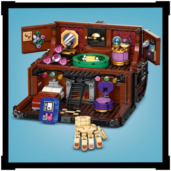 Open the trunk to explore a space packed with details.