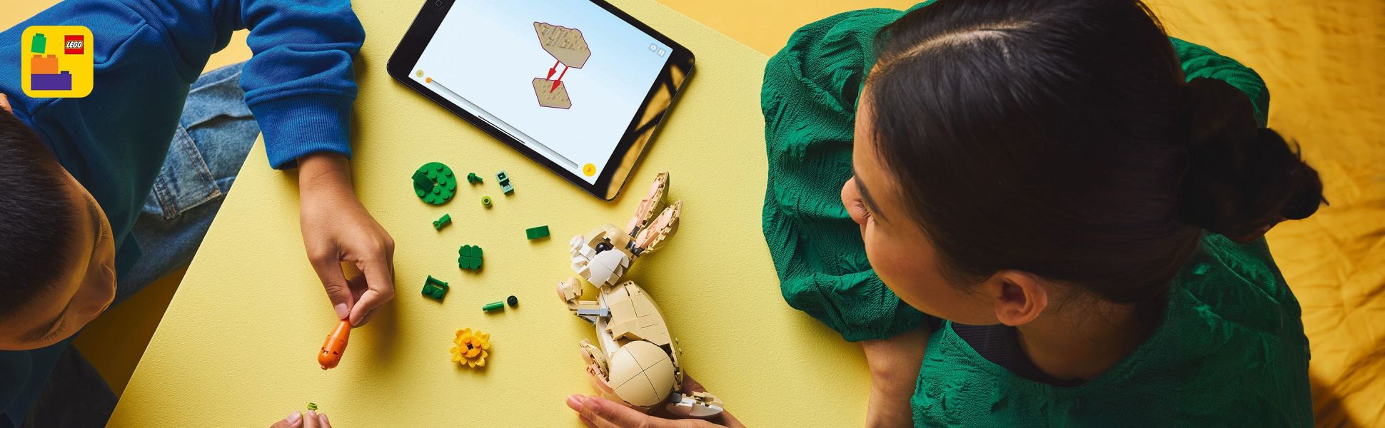 The LEGO Builder app offers a collaborative experience where you can share the fun of LEGO building.