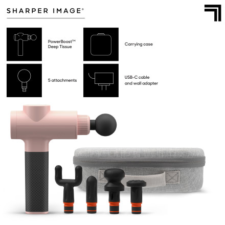 Sold Sharper Image powerboost deep tissue massager gun