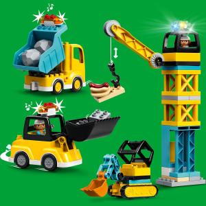 Duplo Tower Crane Duplo Light And Sound LEGO Large Construction