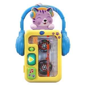 VTech® Kiddie Cat Electronic Cassette Player, Multicolor Musical