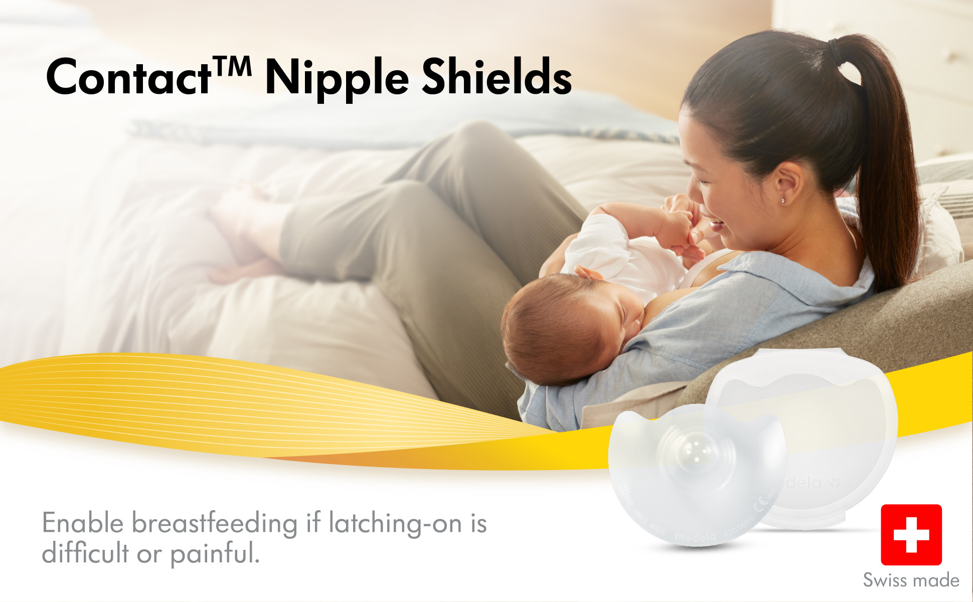 Medela Contact Nipple Shields, 20mm with Carrying Case 