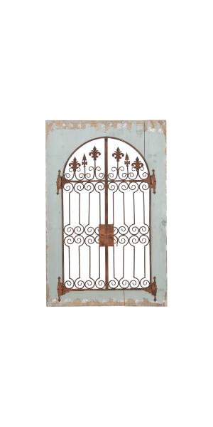 Rustic Blue Wood Wall Decor