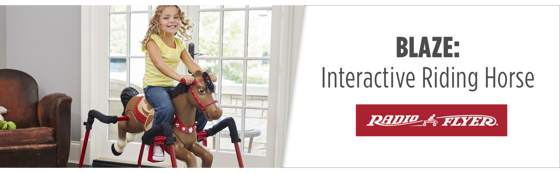 Blaze interactive riding horse online