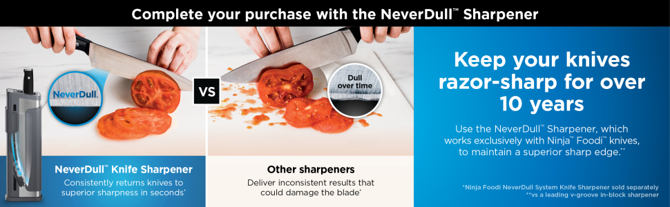 Ninja Foodi Neverdull Premium K32014 Knife Set • Price »