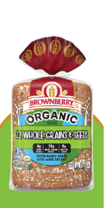 Brownberry Organic 22 Grains & Seeds Bread, 27 oz
