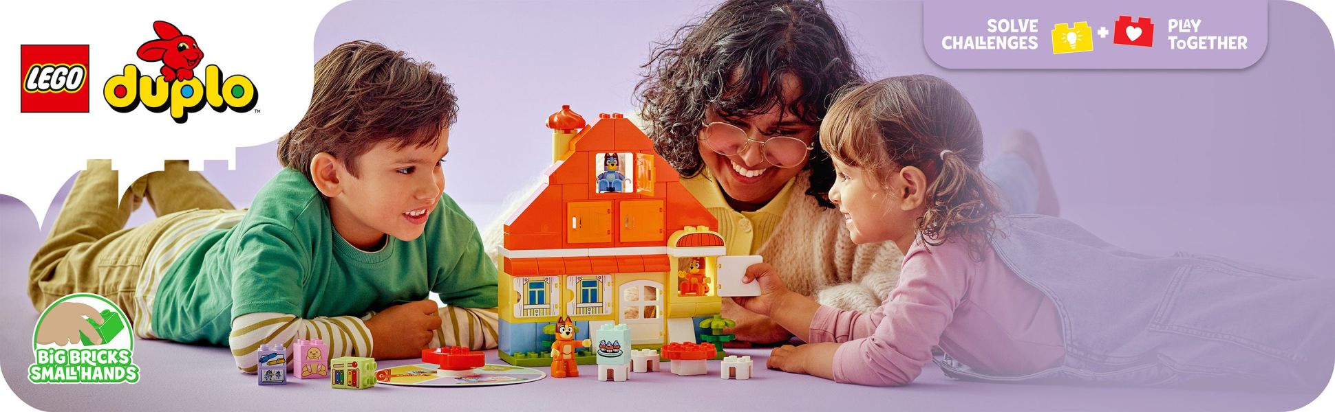 Toddlers step inside Bluey’s home to enjoy fun memory games and imaginative play, make-believing they’re one of the family.
