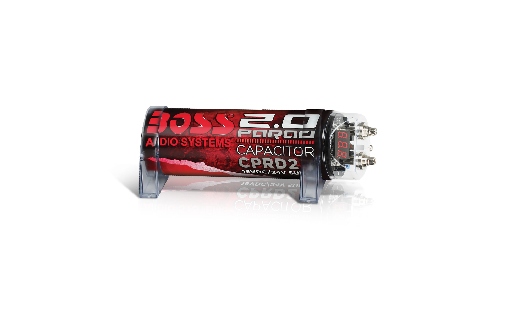 Boss Audio Systems Car Audio Capacitor, 2 Farad, Energy Storage