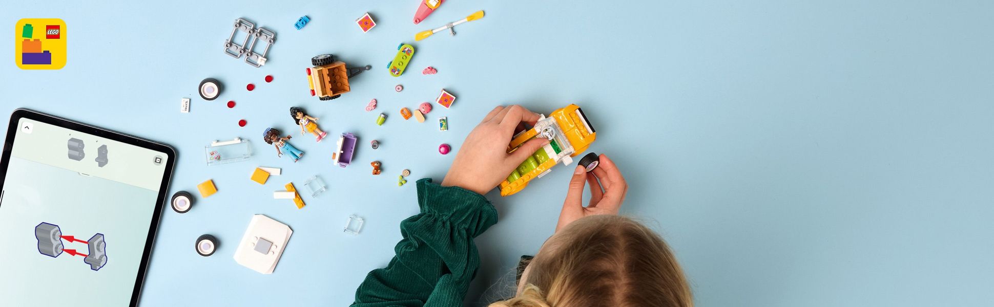 Builders can zoom in, rotate sets in 3D and track progress using the fun, intuitive LEGO Builder app.