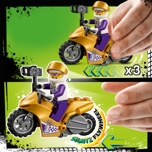 LEGO City Stuntz Stunt Bike dei Selfie, Moto Giocattolo con Funzione  Carica e Vai, Idea Regalo per Bambini dai 5 Anni, 60309 - LEGO - City  Stuntz - Moto - Giocattoli