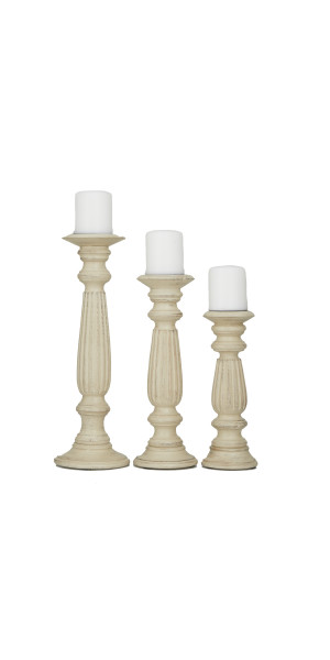 Cream Glaze Candlestick Holder With Handle – Spicer and Wood