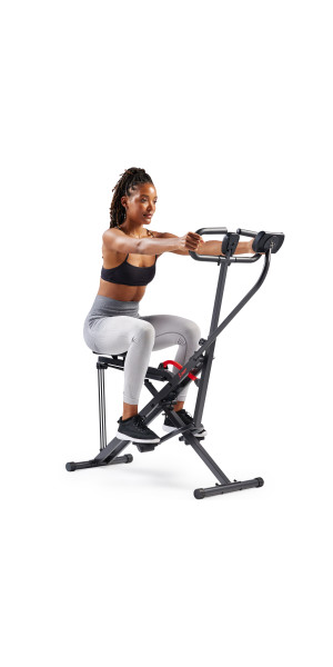 Sunny Health Fitness Squat Rower Row N Ride Glute Leg Core Assist w Smart Bluetooth Free SunnyFit App NO. 077SMART Walmart