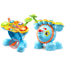 VTech Zoo Jamz Stompin' Fun Drums, Fun Musical Toy for Toddlers