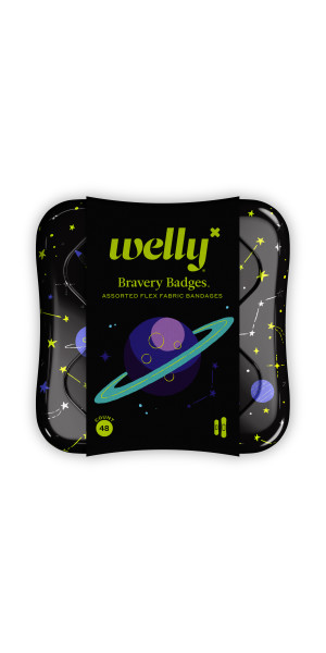 Welly Bravery Badges Space Designs, 48 bandages
