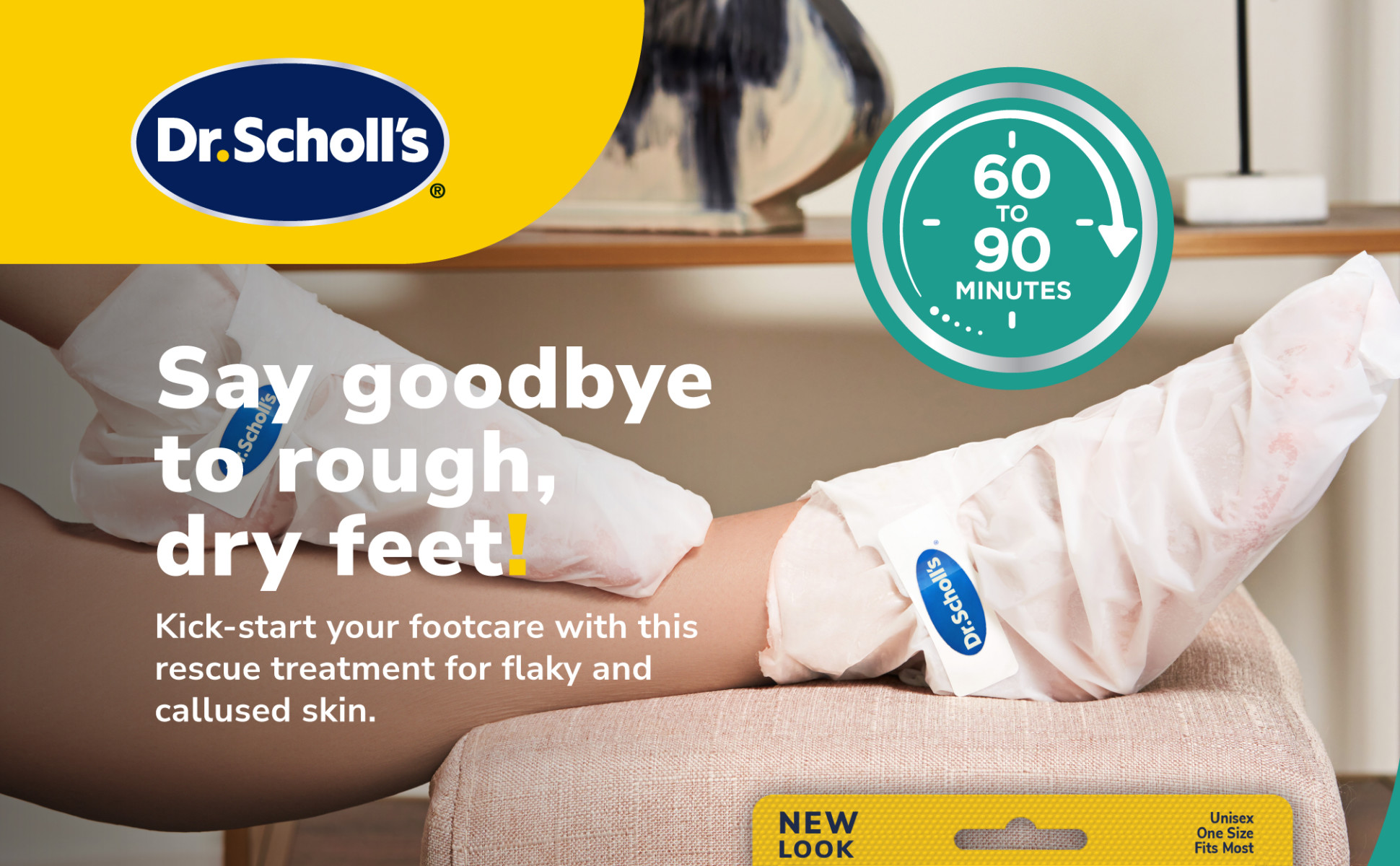 Dr. Scholl's Dry, Flaky Skin Remover Ultra Exfoliating Foot Lotion