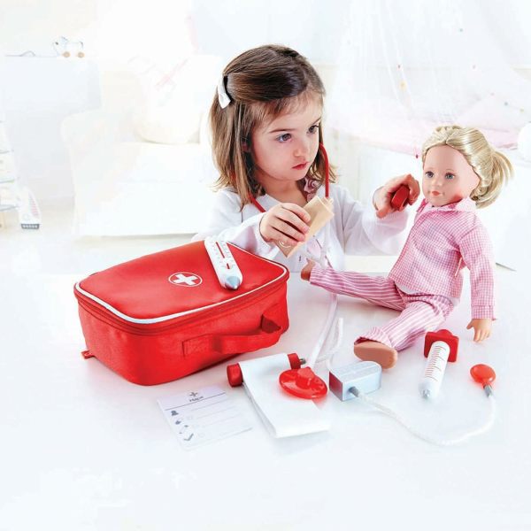 Hape, Doctor on Call Wooden Playset, 7 Piece, Multicolor - Walmart.com