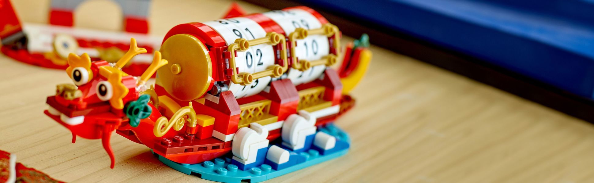 Builders can rotate the LEGO calendar to display the correct date so it can be enjoyed for many years to come.